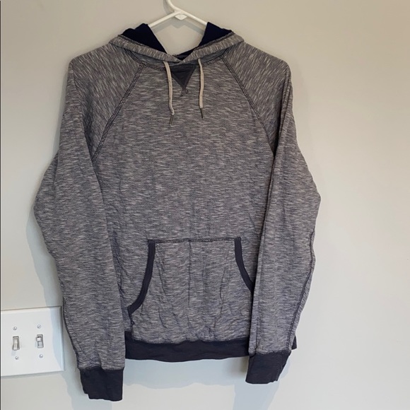 J. Crew gray striped hoodie - Picture 1 of 3